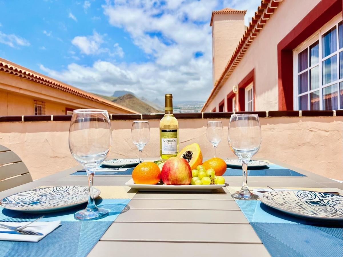 !!! Relaxing View, The Heights Apartment With Terrace And Heated Pools, Los Cristianos Los Cristianos  Bagian luar foto