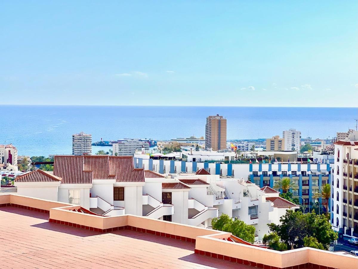 !!! Relaxing View, The Heights Apartment With Terrace And Heated Pools, Los Cristianos Los Cristianos  Bagian luar foto